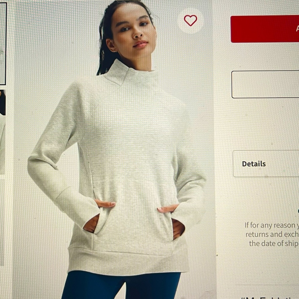 NWT black Fabletics Zaylee funnel neck tunic Sz XXL